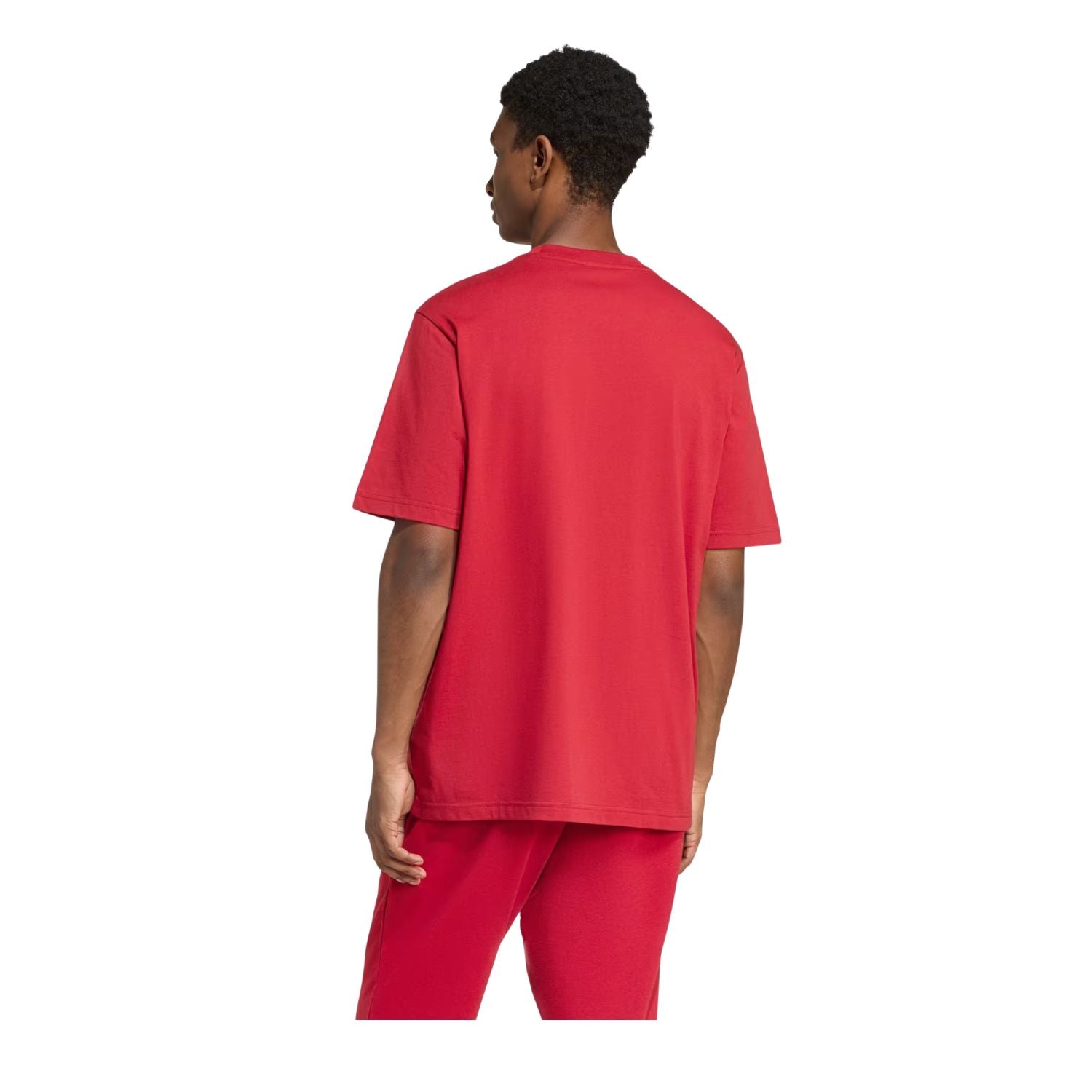 PLAYERA CASUAL ROJO ADIDAS HOMBRE-5