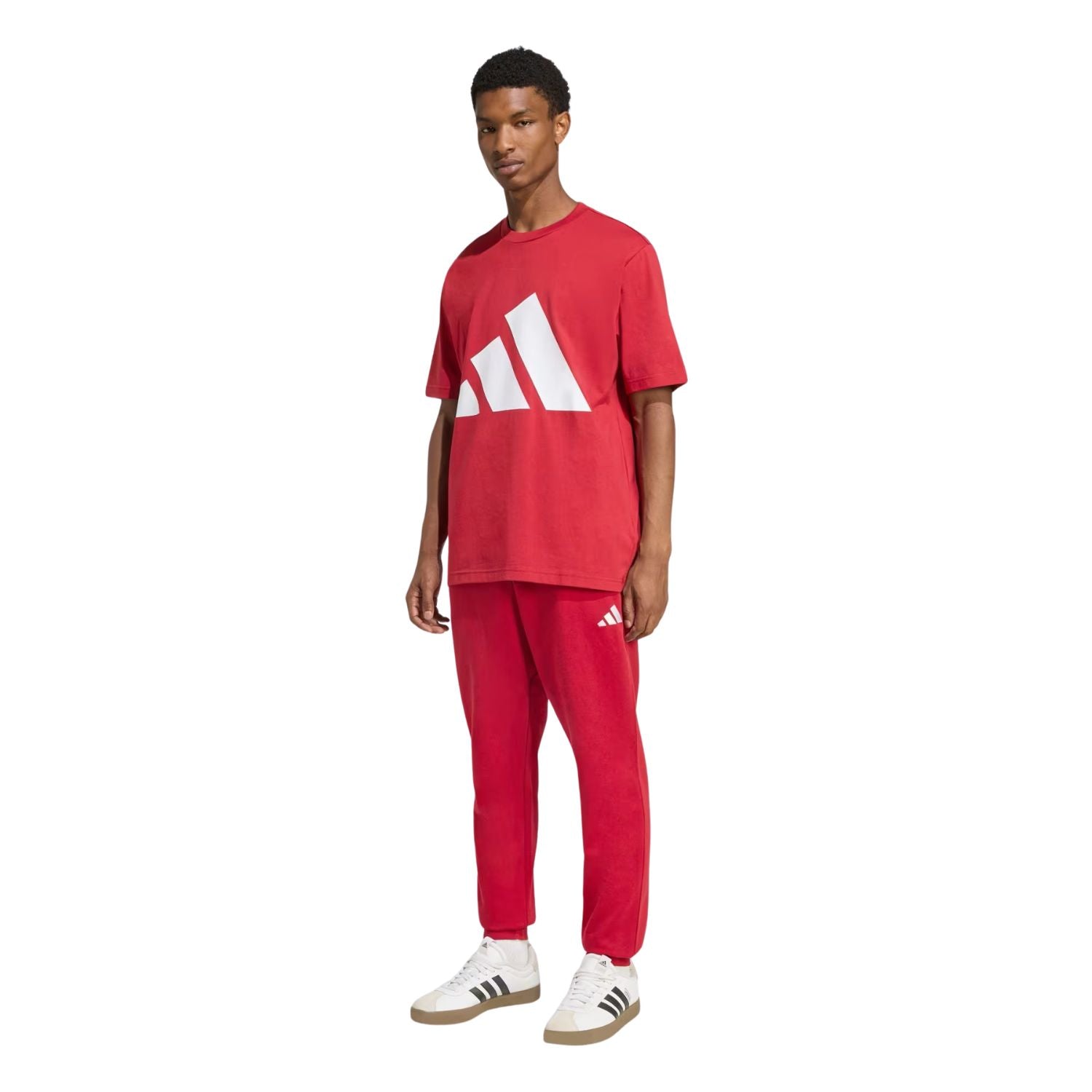 PLAYERA CASUAL ROJO ADIDAS HOMBRE-6