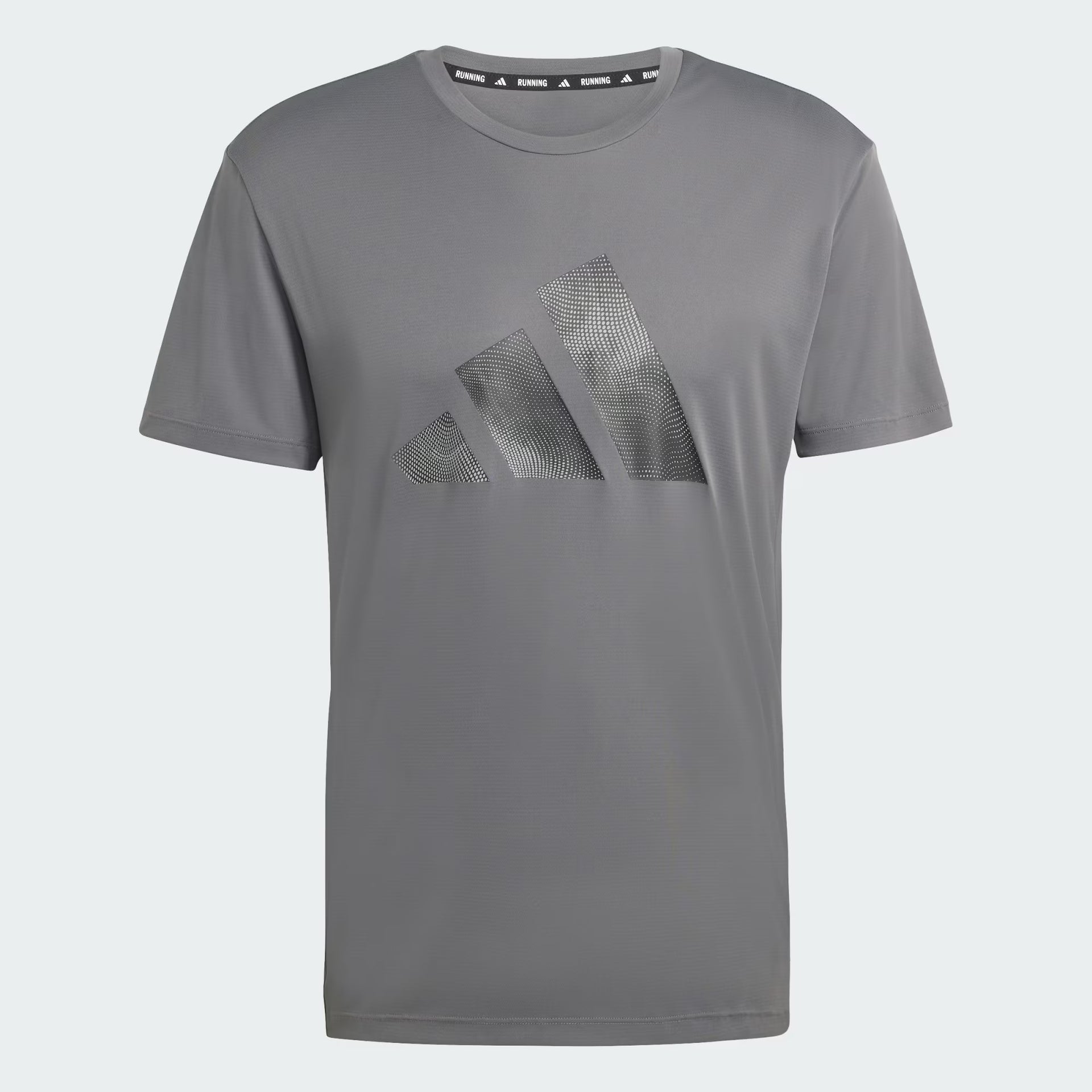 PLAYERA CORRER GRIS ADIDAS HOMBRE
