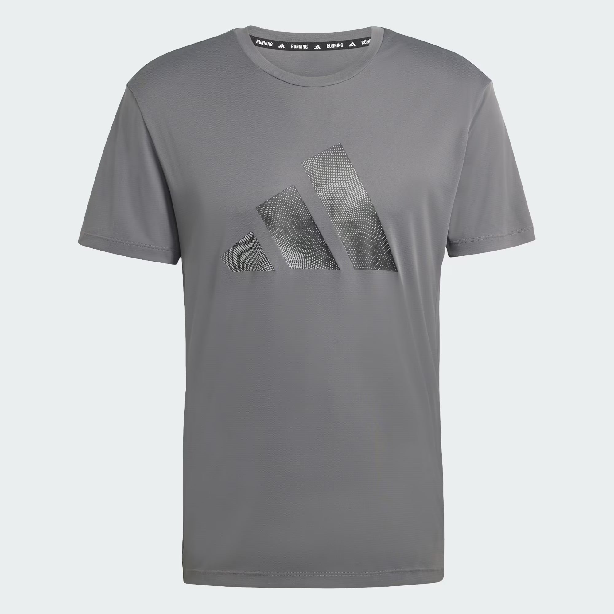 PLAYERA CORRER GRIS ADIDAS HOMBRE