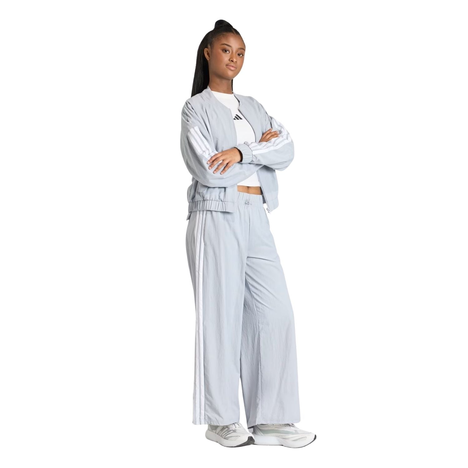 PANTALON CASUAL GRIS ADIDAS MUJER-6