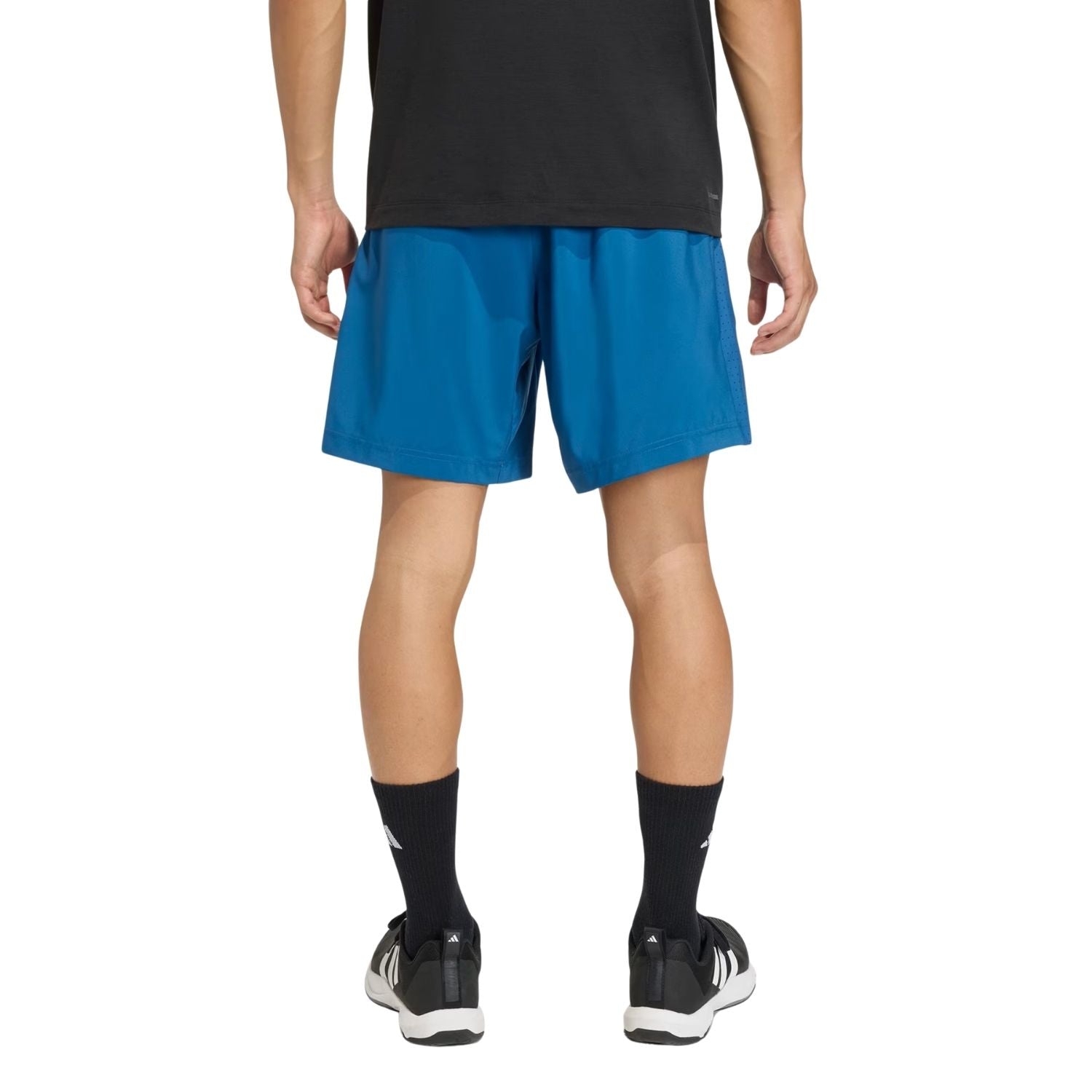 SHORT GYM AZUL ADIDAS HOMBRE