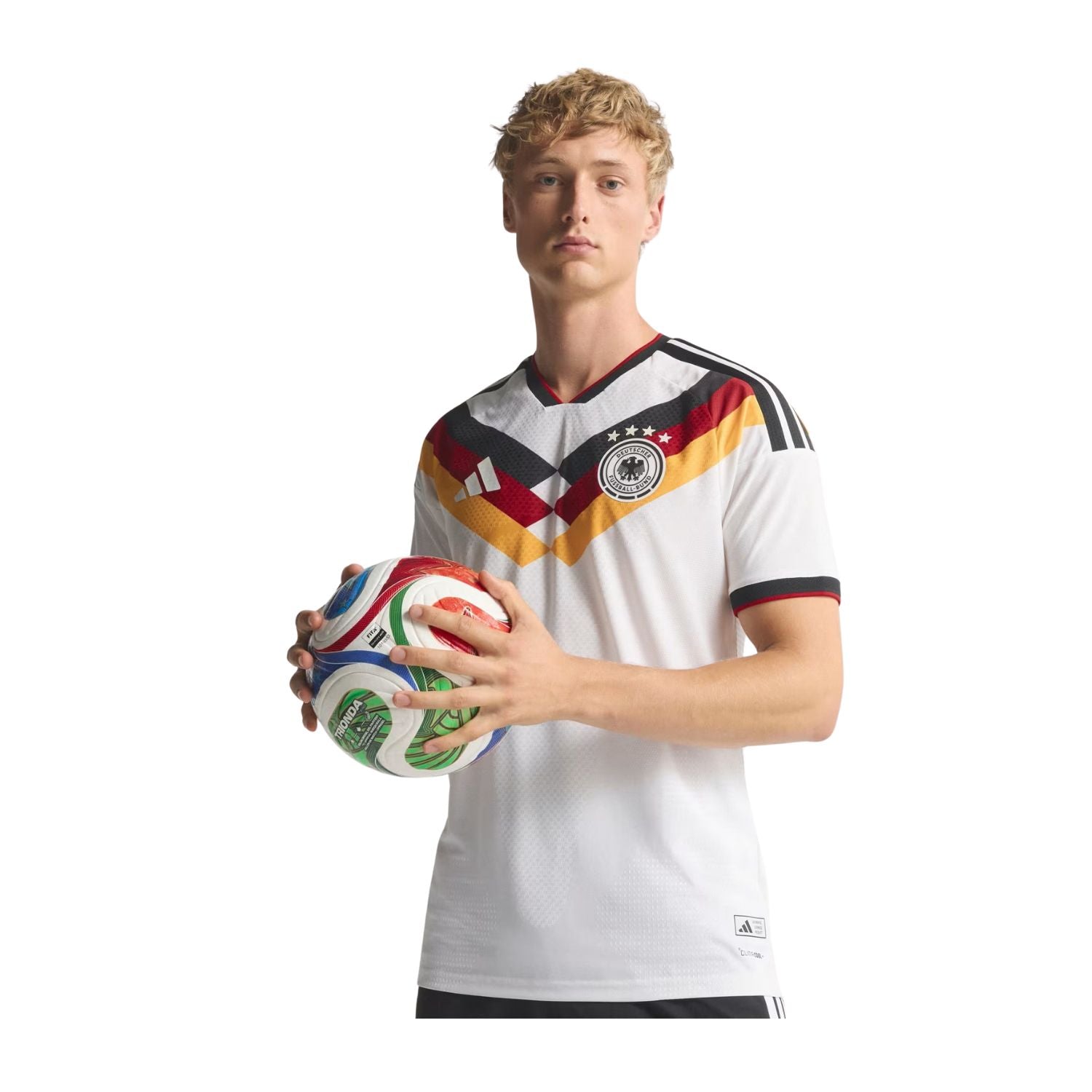 JERSEY LOCAL SELECCIÓN ALEMANIA MANGA CORTA 2026 BLANCO ADIDAS HOMBRE-3
