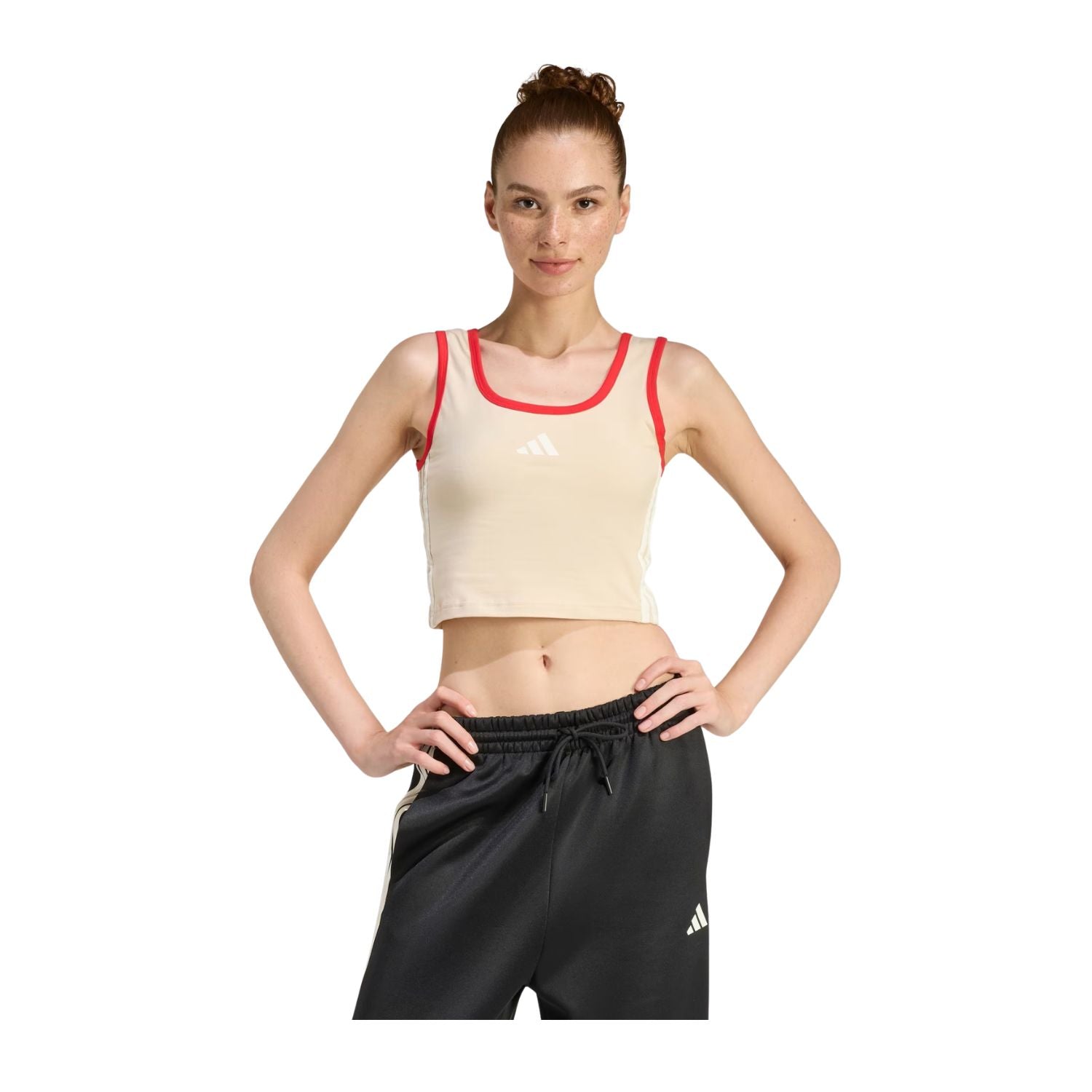 PLAYERA CASUAL CAFÉ ADIDAS MUJER-4