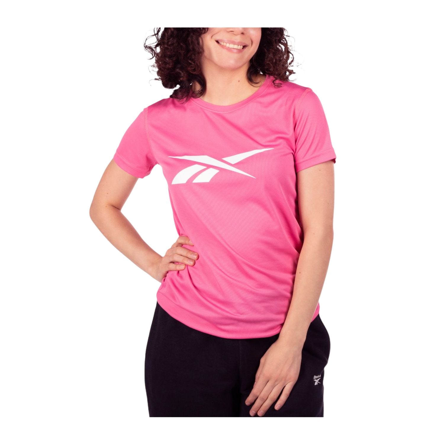 PLAYERA CASUAL ROSA REEBOK MUJER